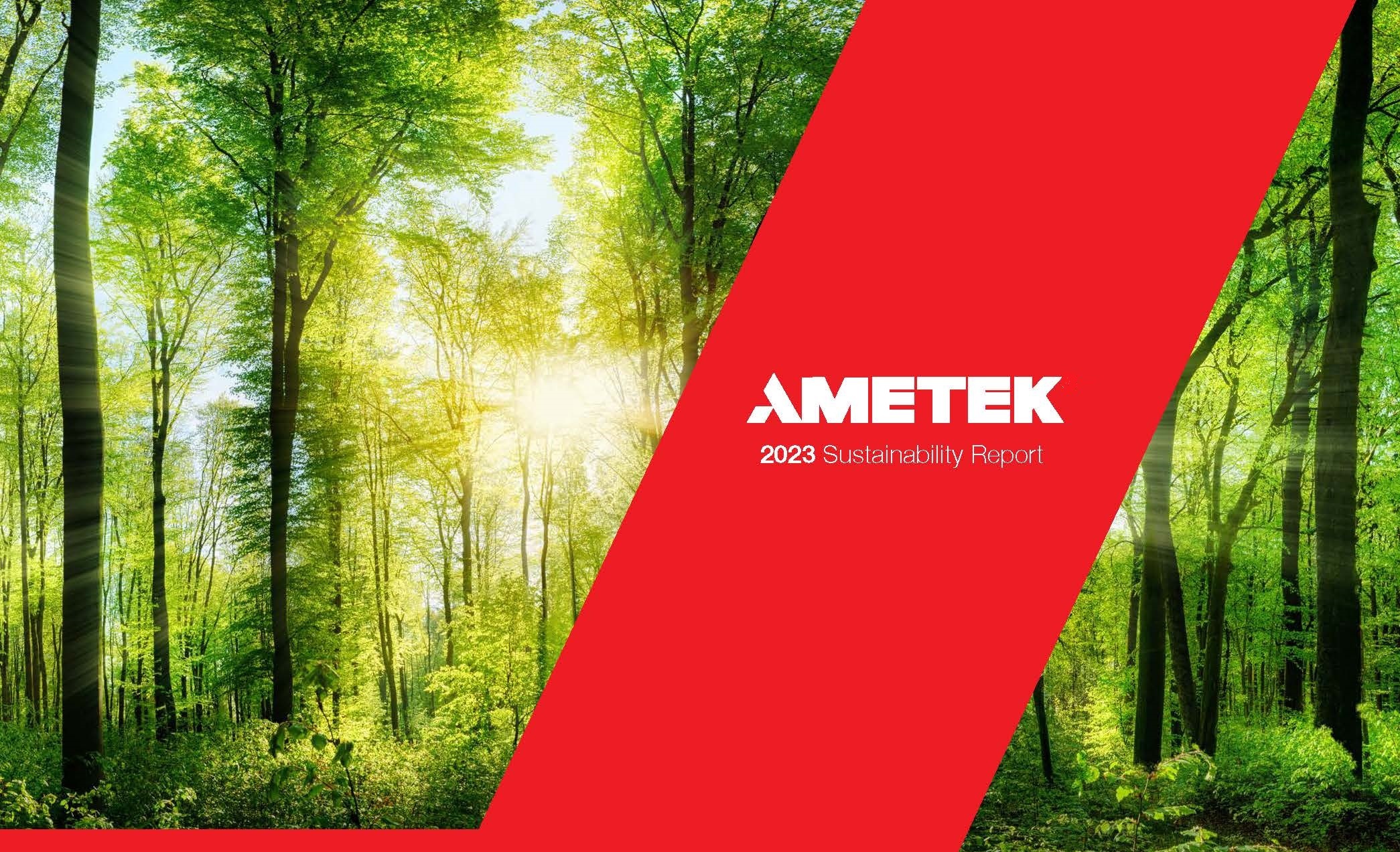 AMETEK releases 2023 Sustainability Report ADS Advance